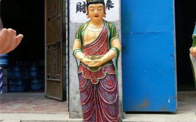 寺廟供奉神佛玻璃鋼彩繪三十二應身雕塑