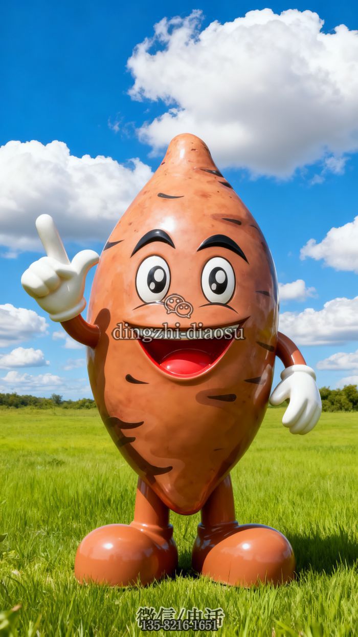 創意紅薯雕塑，開啟別樣藝術視覺盛宴