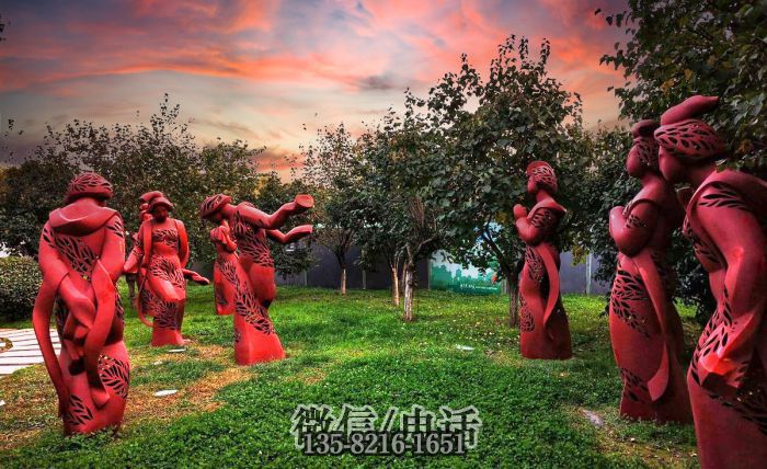 人物雕塑實拍圖
