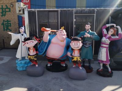 《哪吒》系列人物雕塑 — 國漫IP景區美陳裝飾擺件