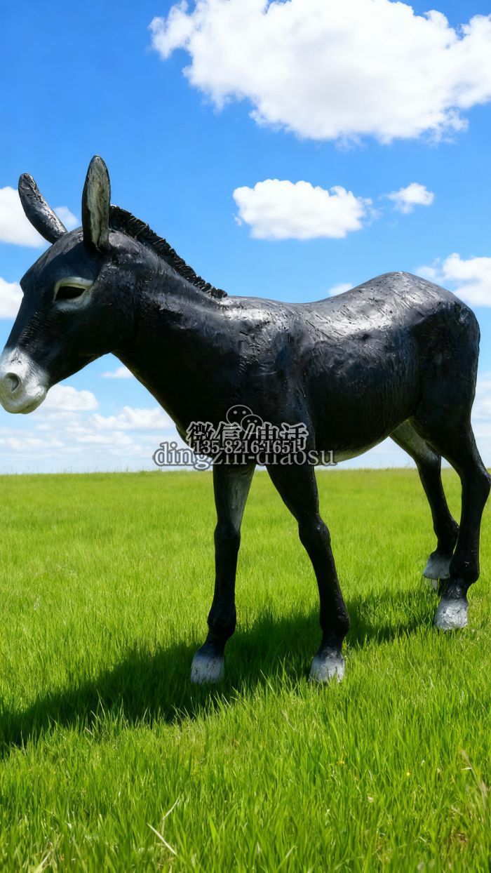 毛驢 驢子雕塑