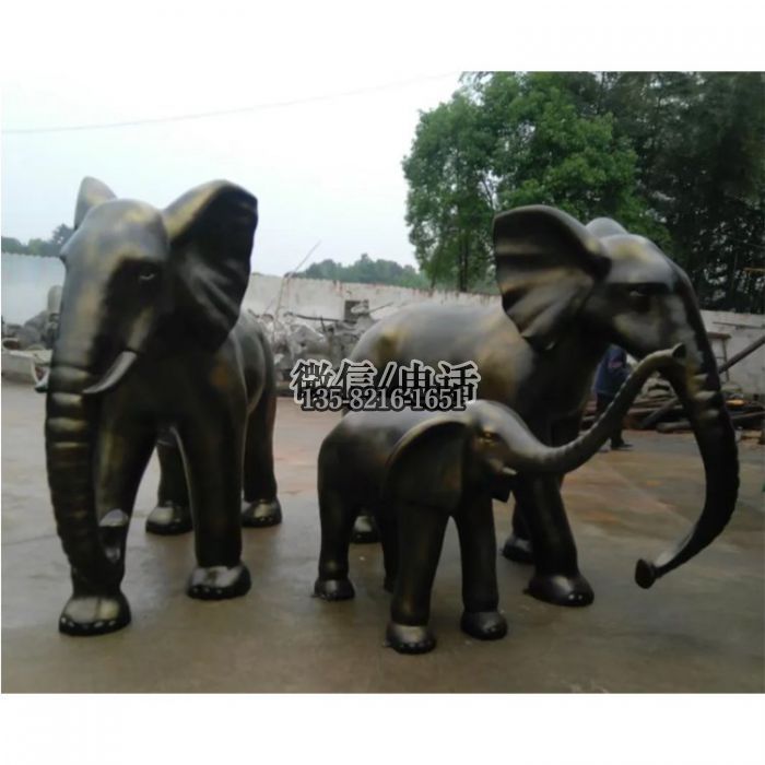 動物雕塑實拍圖