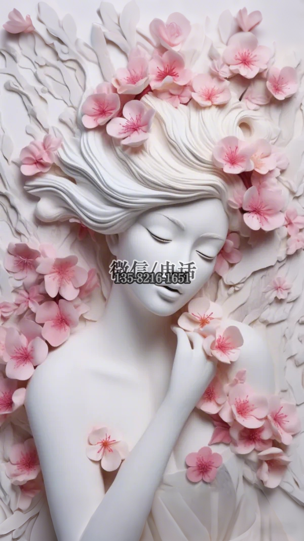 不銹鋼美容美發(fā)雕塑