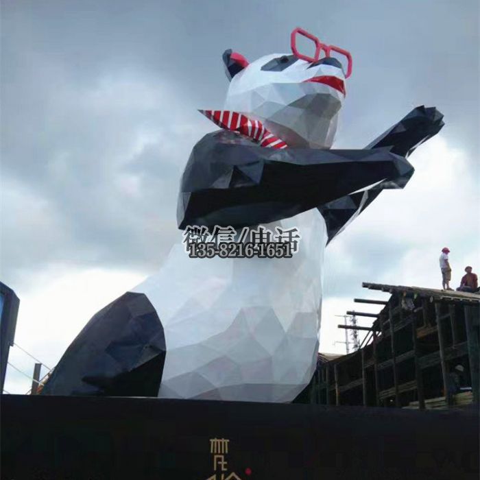 動物雕塑實拍圖
