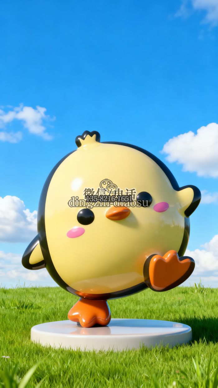 小雞雕塑