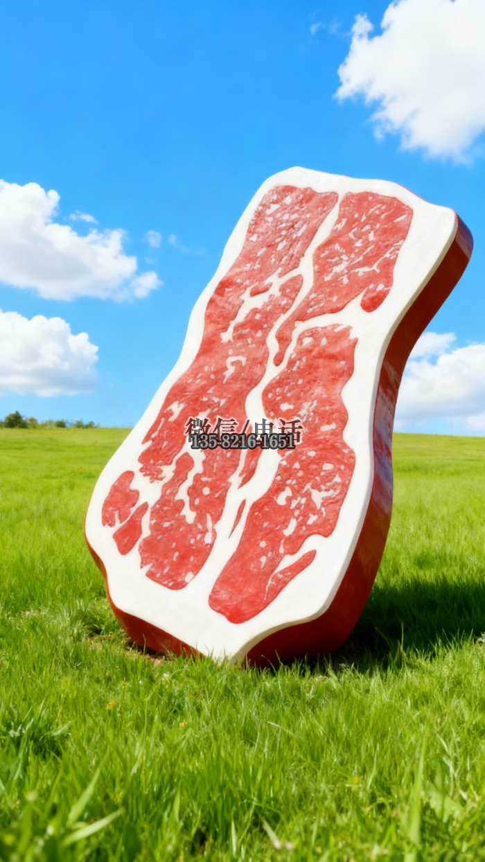 牛排雕塑實(shí)拍圖