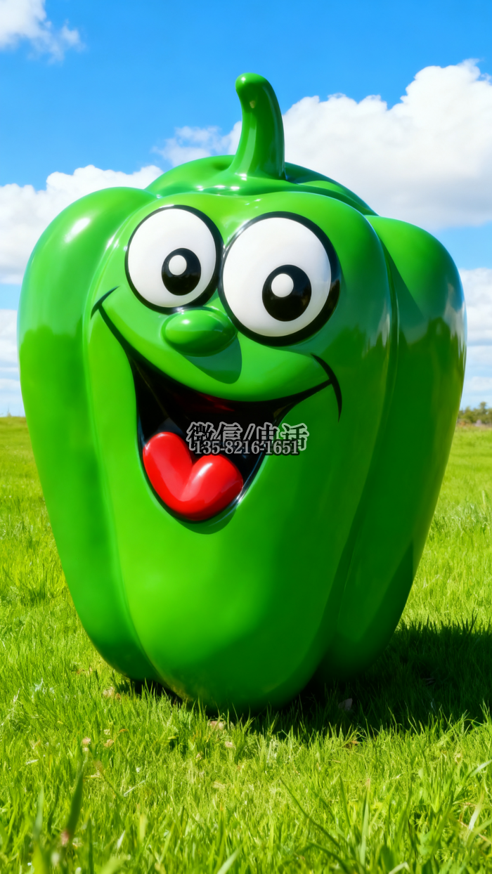不銹鋼青椒雕塑